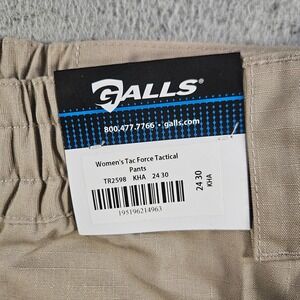 NEW GALLS Tac Force Tactical Pants Women Khaki Size 24‎ Inseam 30